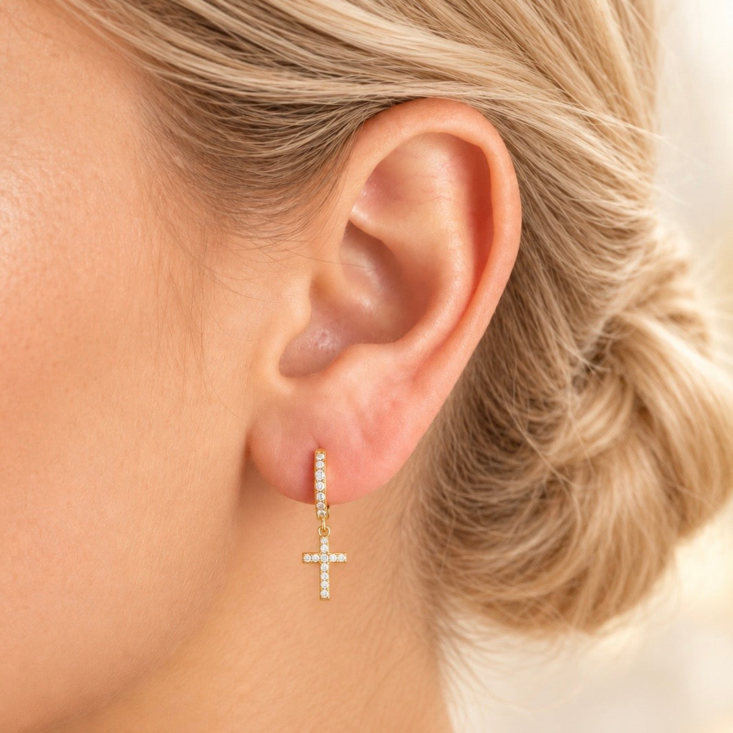 Eve Hoop Earrings - 14K Solid Gold