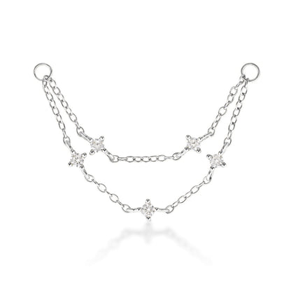 Ava Chain Charm - Gold Vermeil