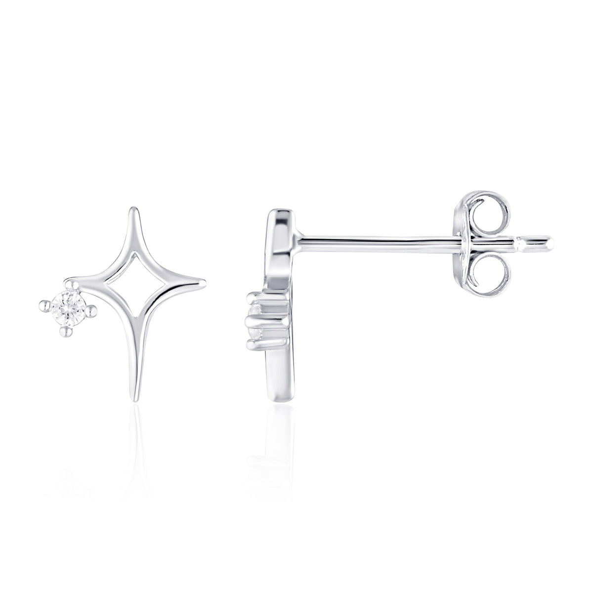 star shaped stud earrings