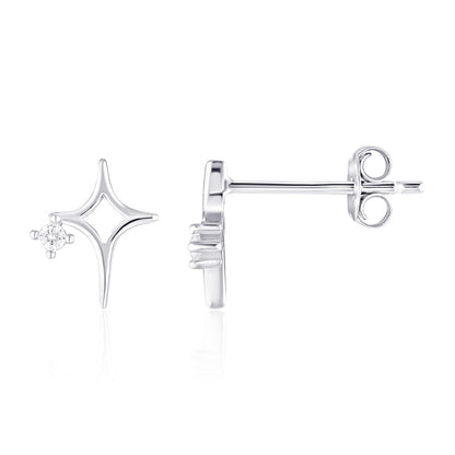 star shaped stud earrings