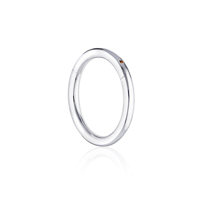 white gold nose ring