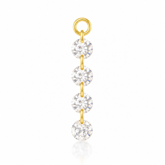 Elysia Earring Charm - Gold Vermeil