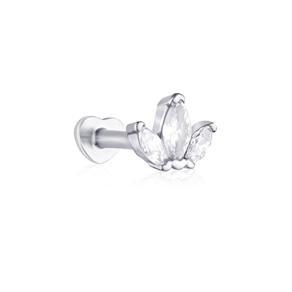 marquise crown flat back 