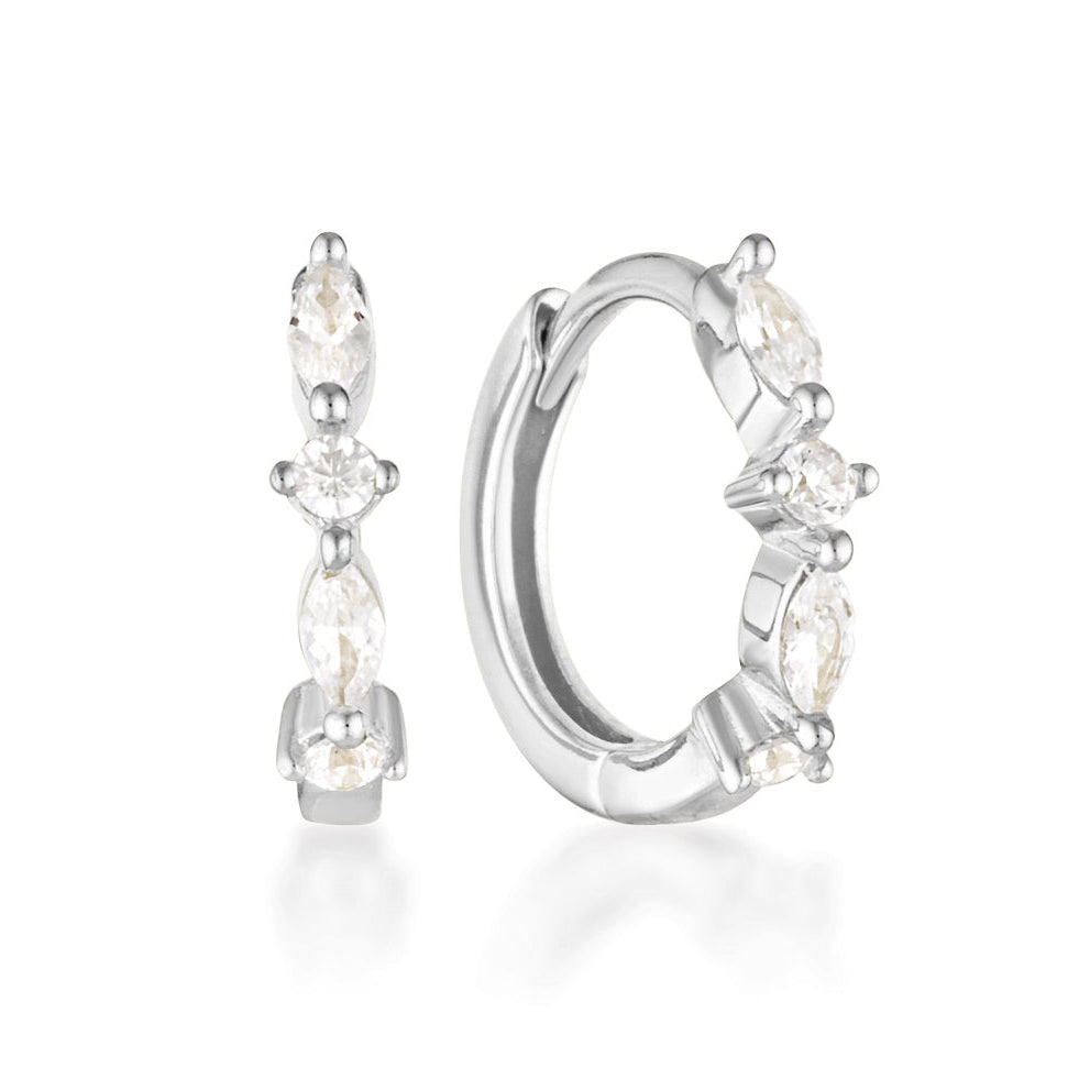 Penelope Hoop Earrings - Gold Vermeil