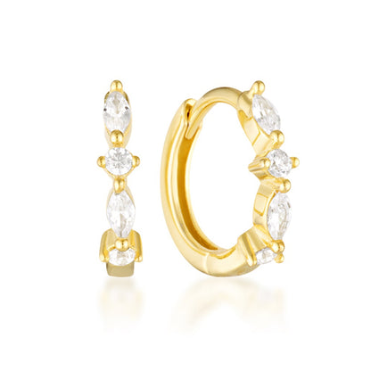 Penelope Hoop Earrings - Gold Vermeil
