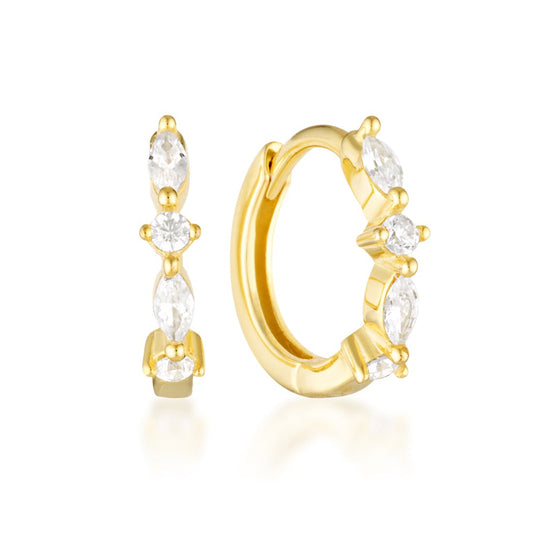 Penelope Hoop Earrings - Gold Vermeil