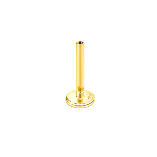 labret flat back post
