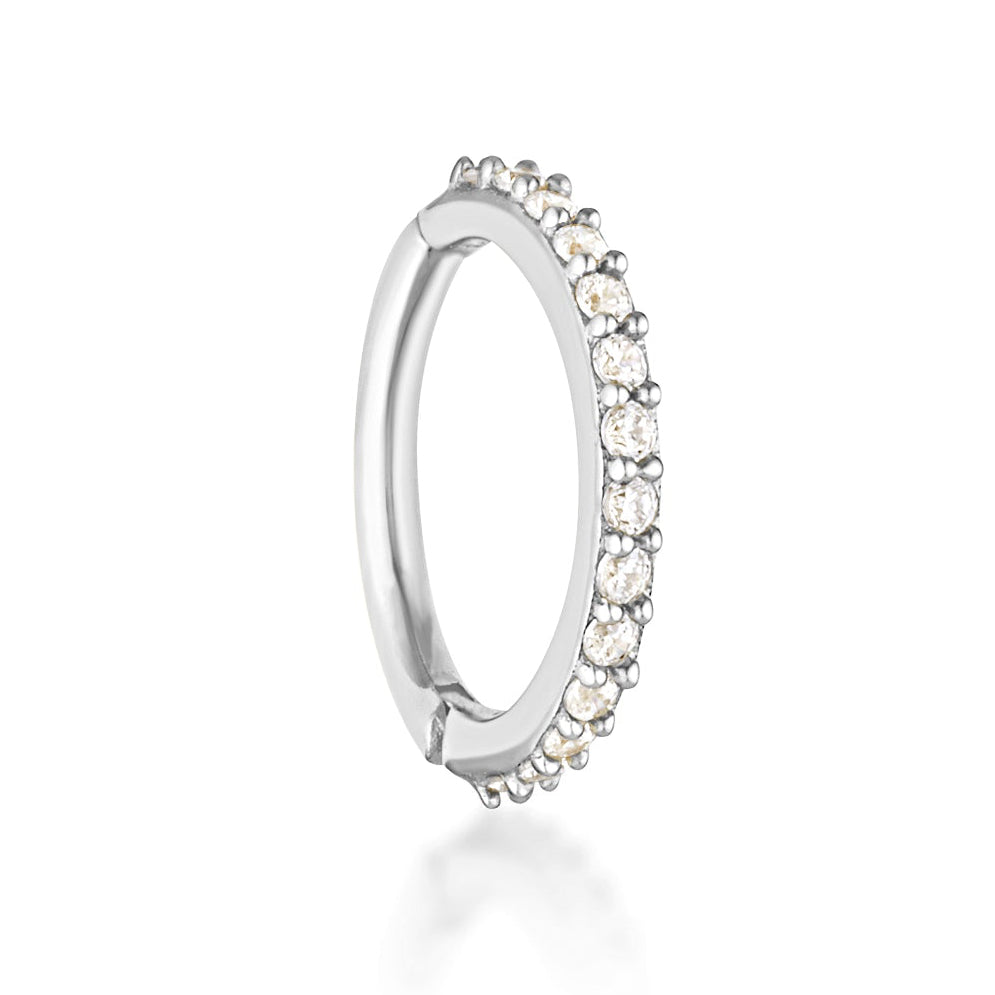 Alicia Conch Hoop - Gold Vermeil