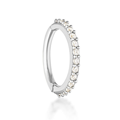 Alicia Conch Hoop - Gold Vermeil